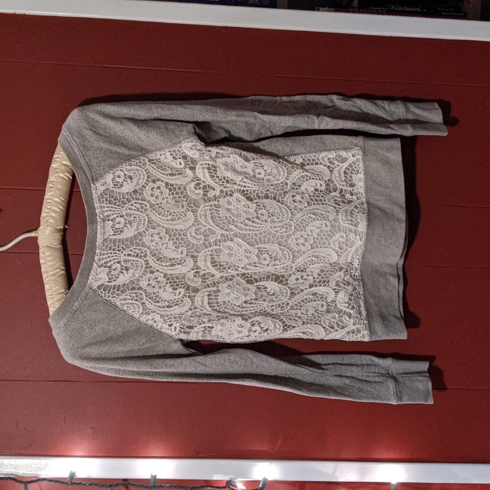 Garage Geungy Lace Back Sweater